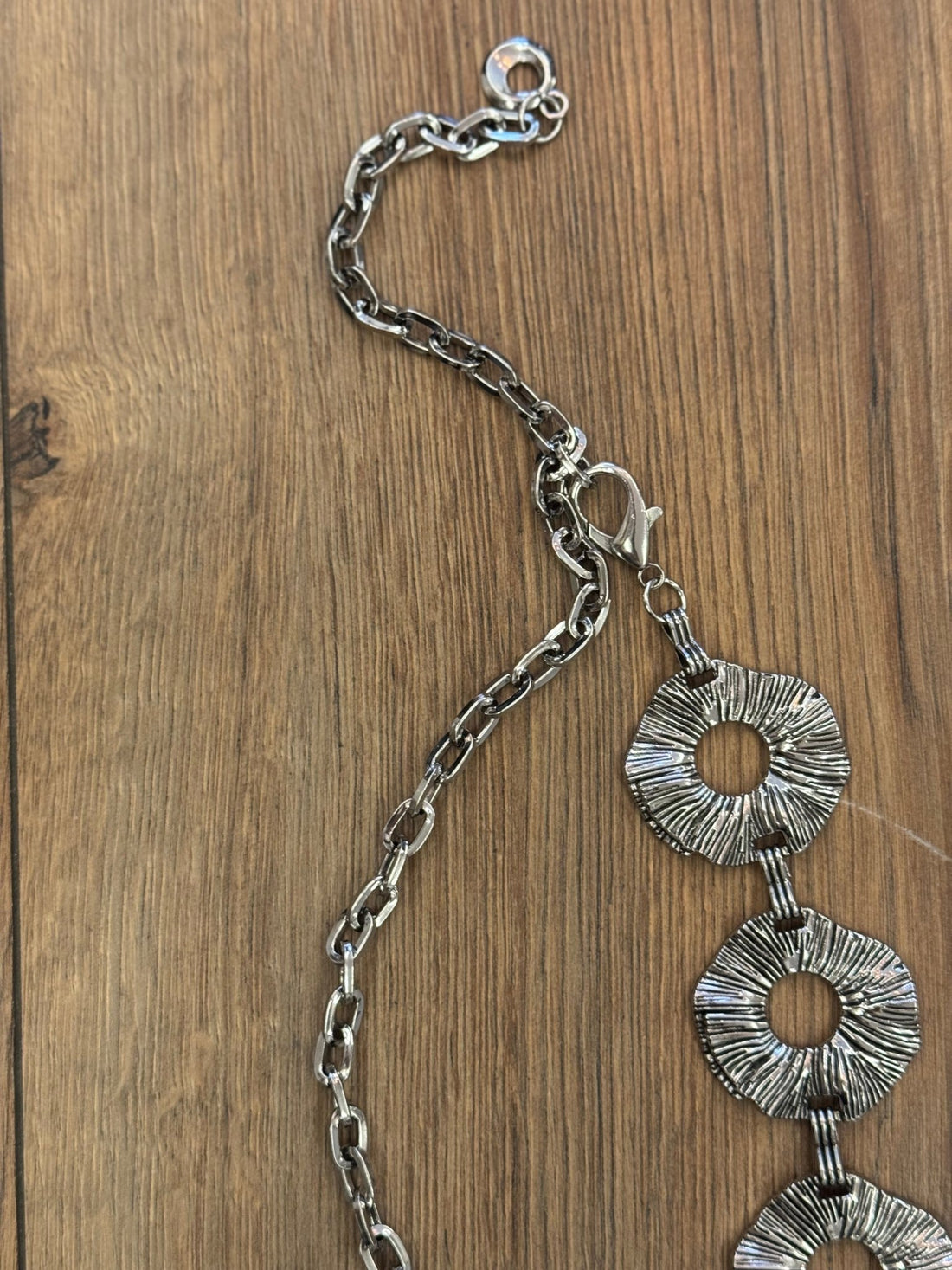 Ceinture en métal argenté - Léone