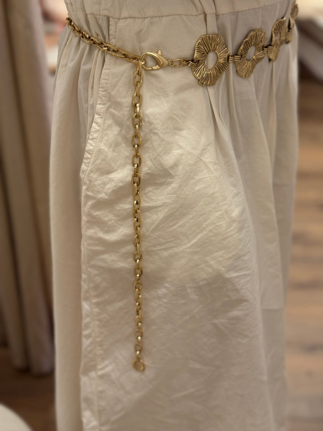 Ceinture en métal doré - Léone