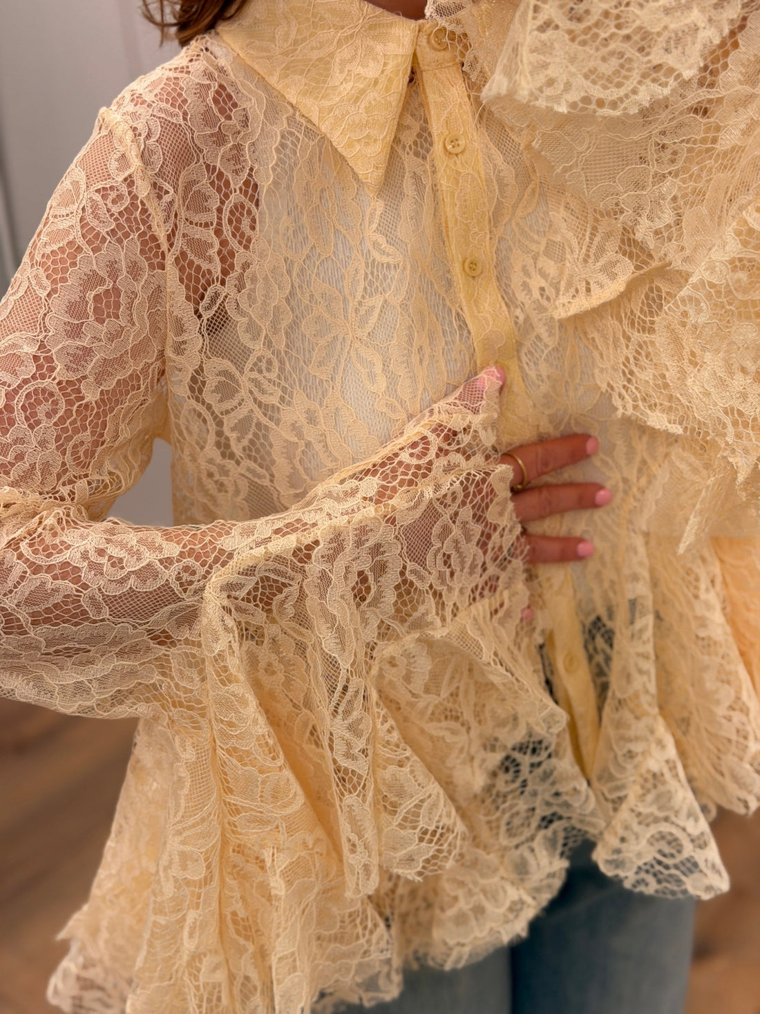 Chemise Ariel jaune - Léone