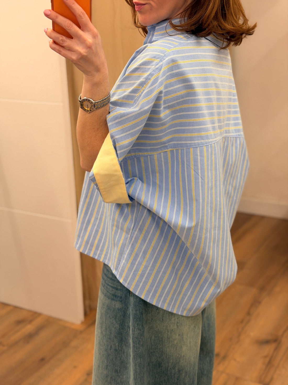 Chemise Beatrice bleu - Léone