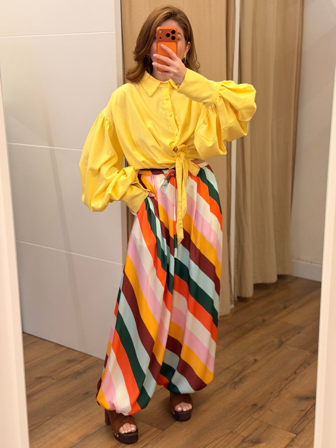 Chemise Betty jaune - Léone