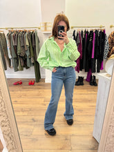 Charger l&#39;image dans la galerie, Chemise Brigitte vert fluo - Léone
