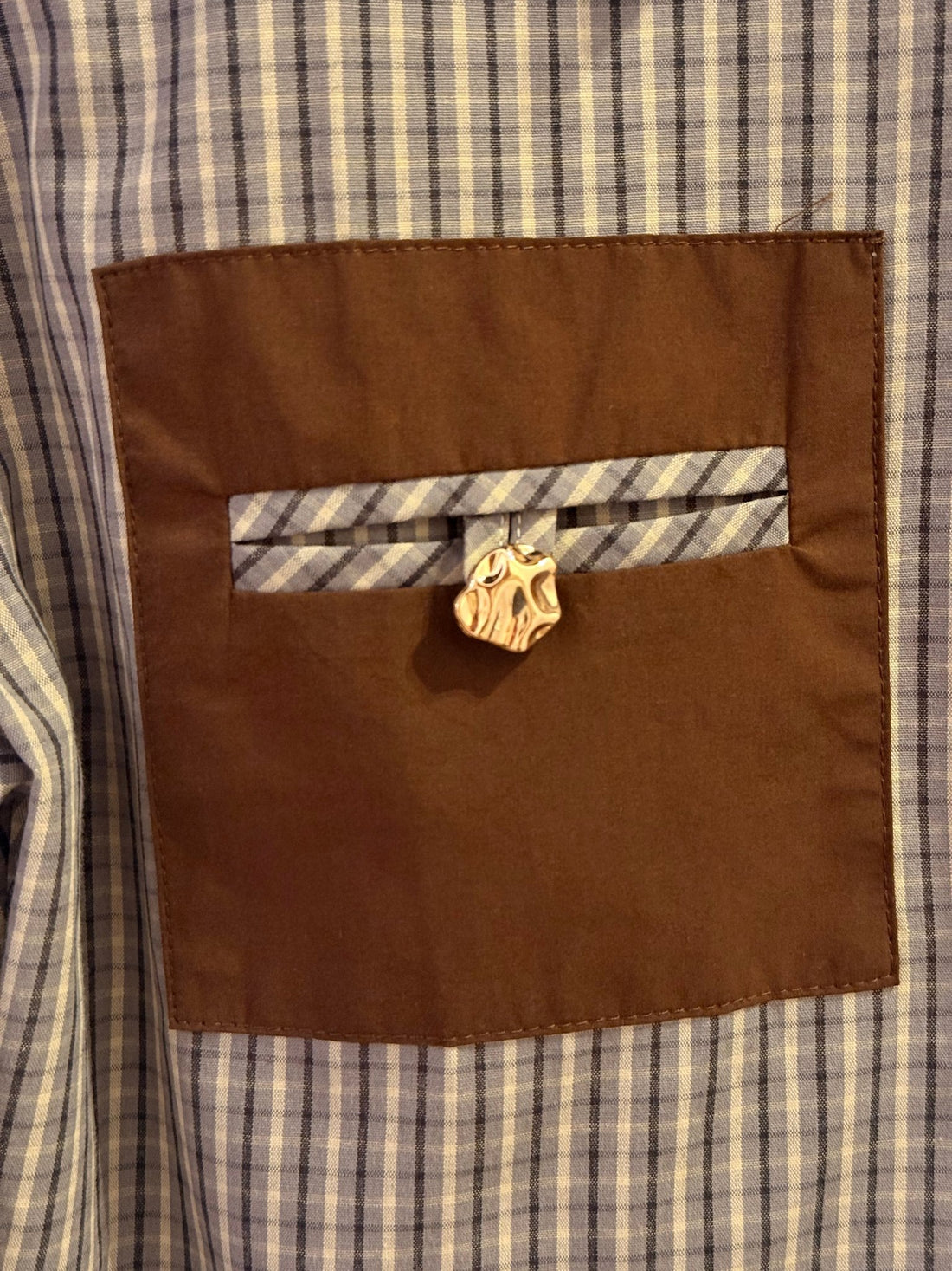 Chemise camelia taupe - Léone