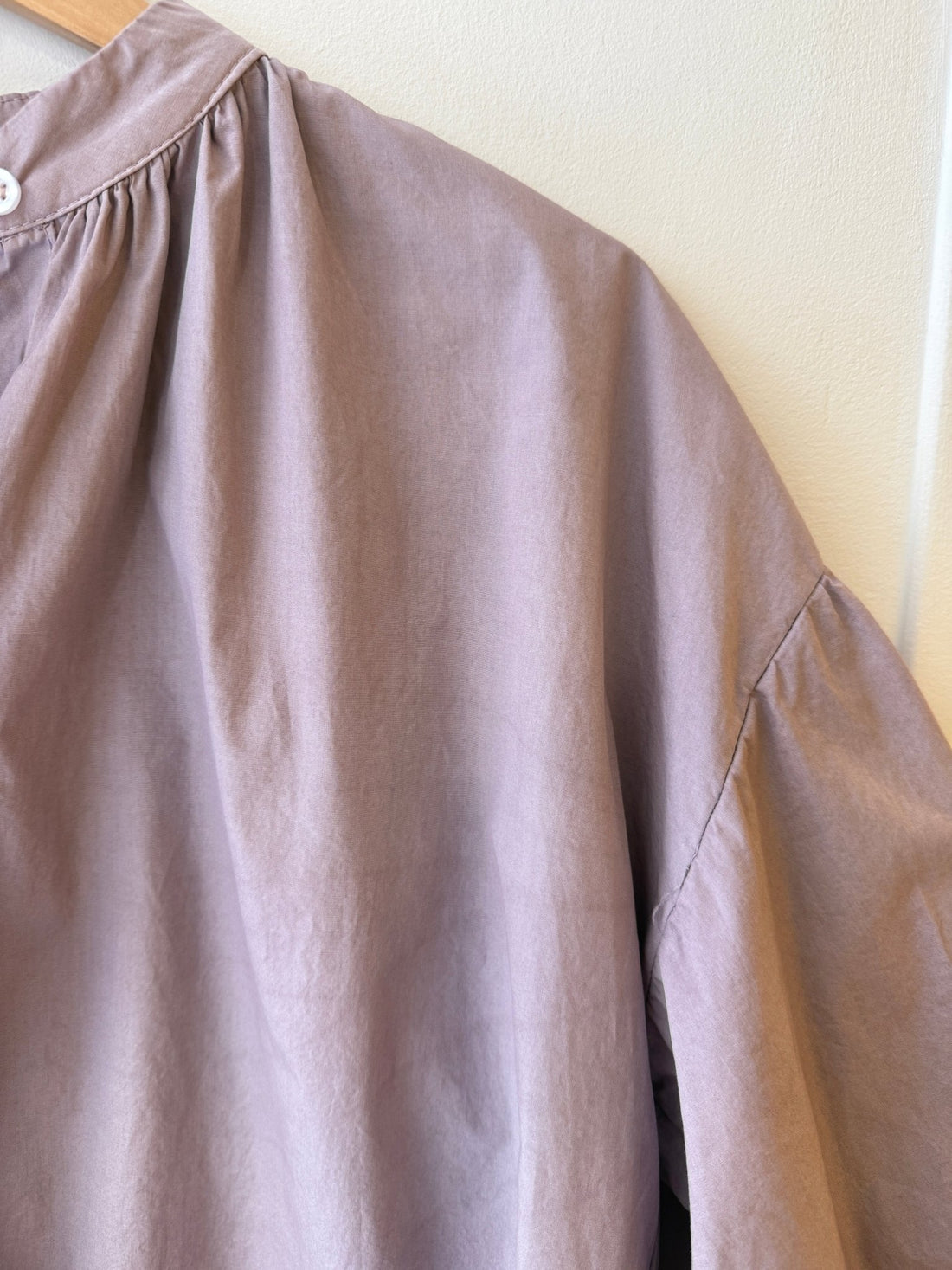 Chemise Carmen parme gris - Léone