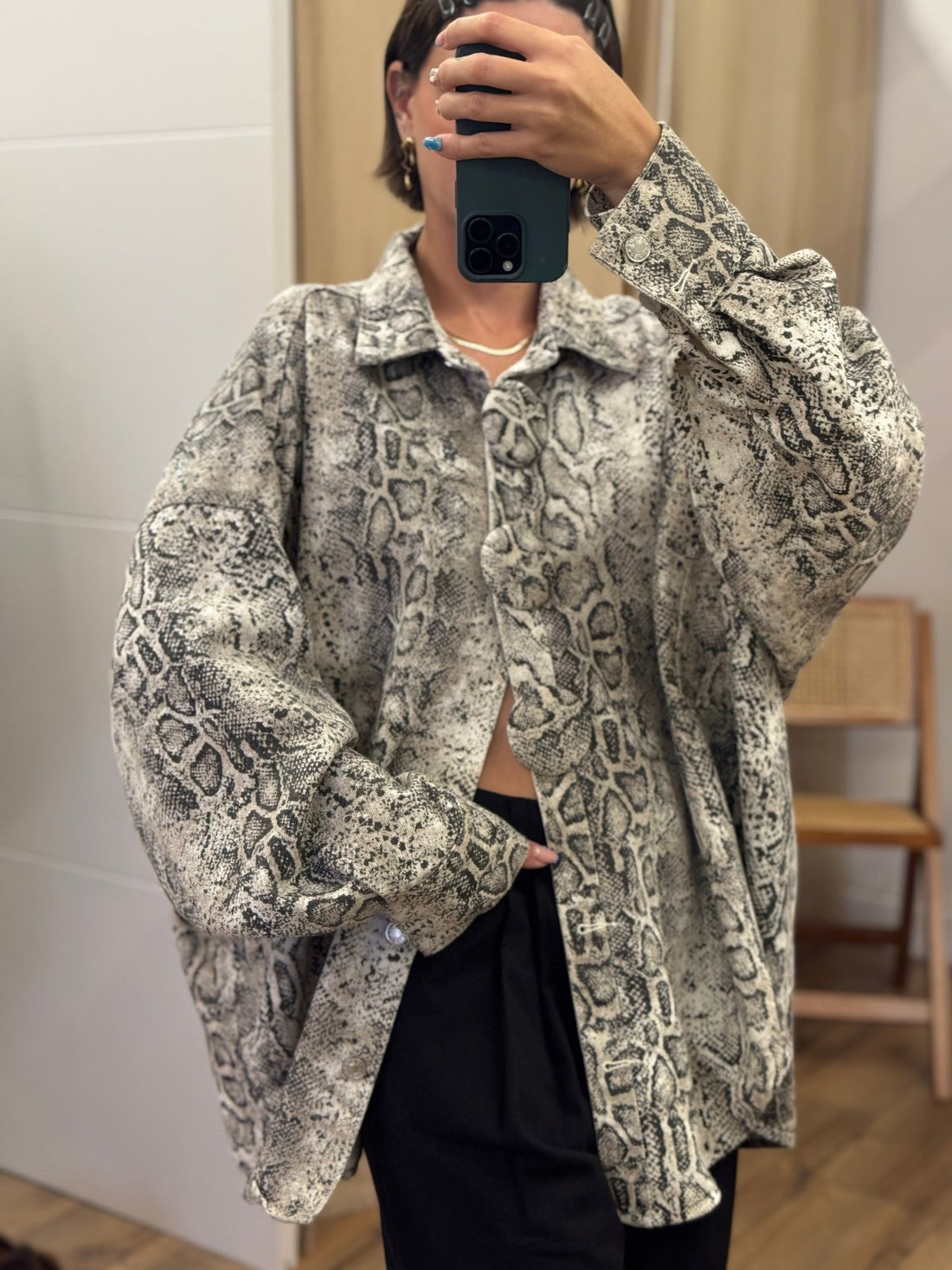 Chemise Carolane serpent - Léone