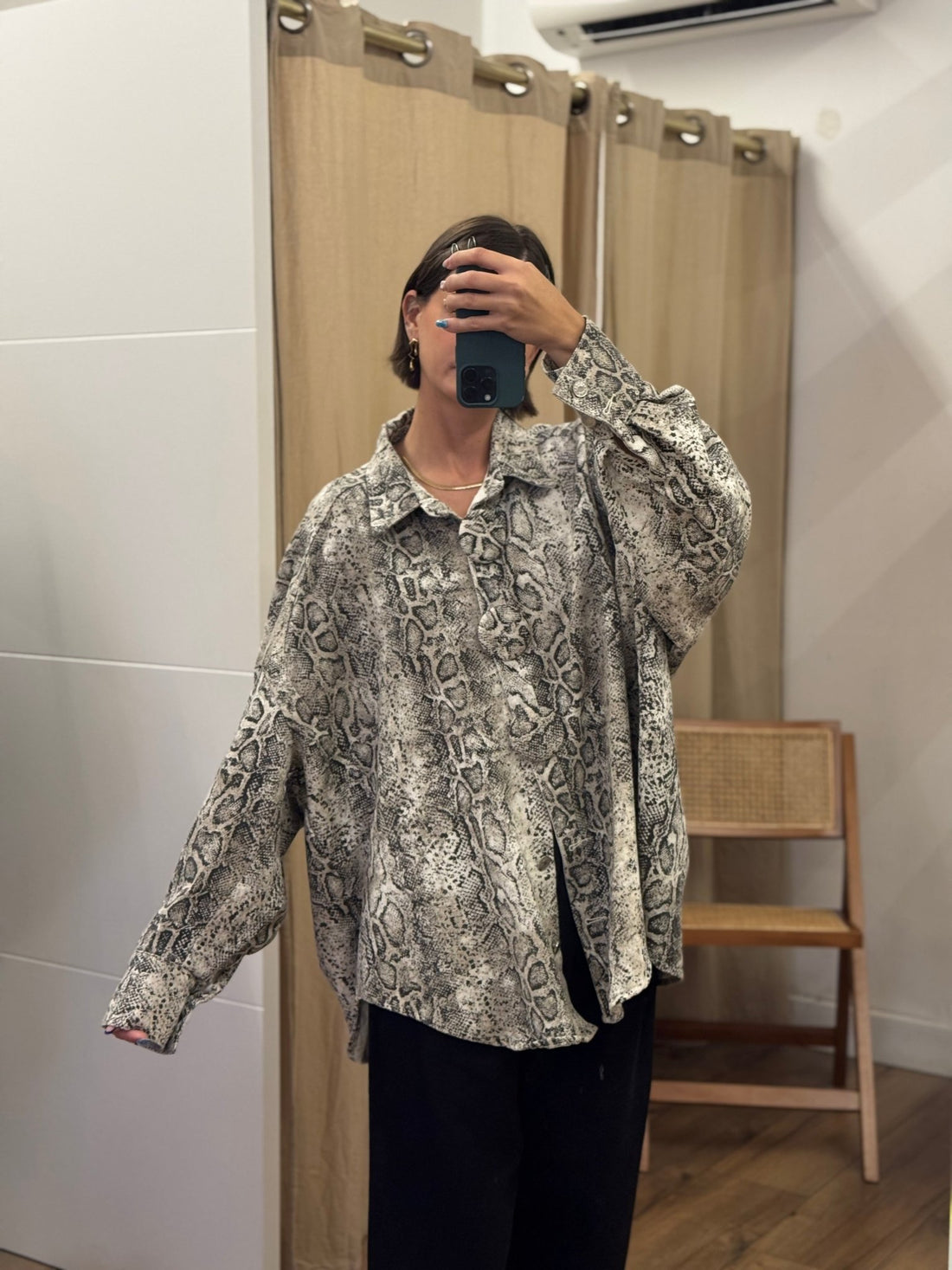 Chemise Carolane serpent - Léone