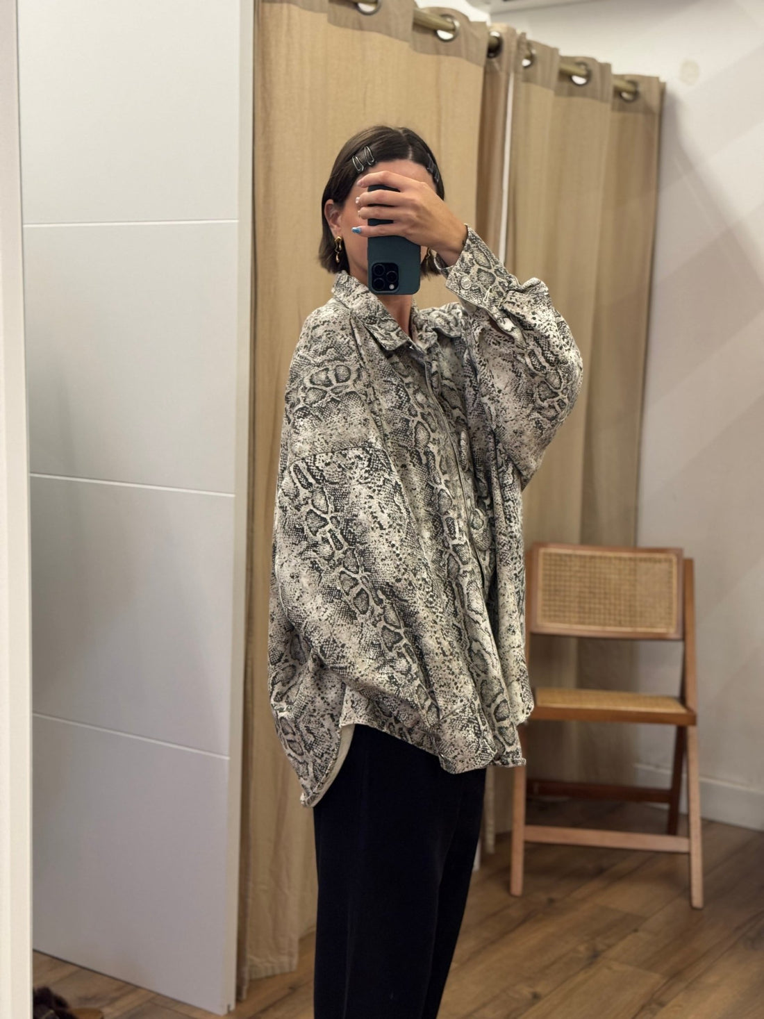Chemise Carolane serpent - Léone