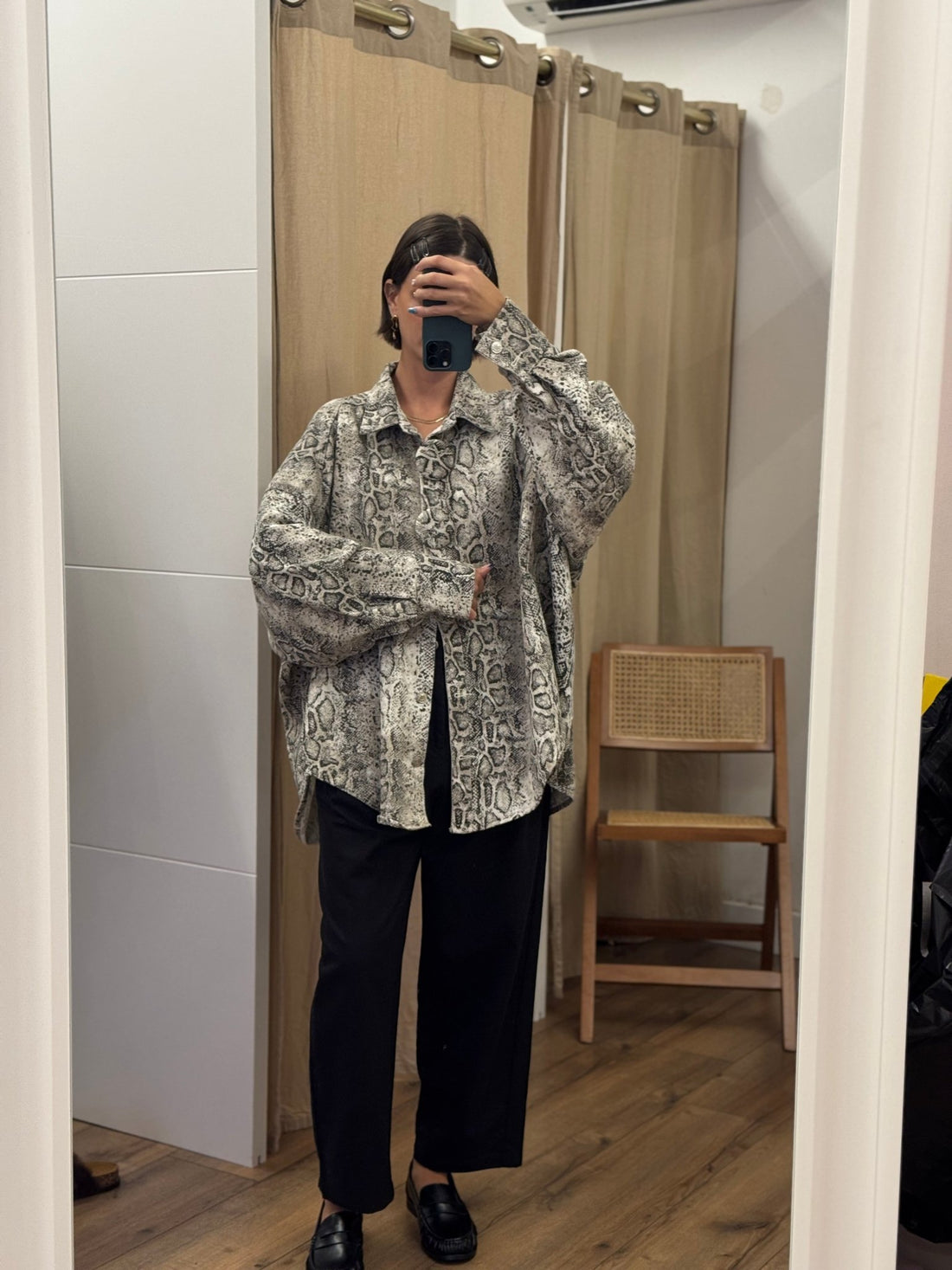 Chemise Carolane serpent - Léone