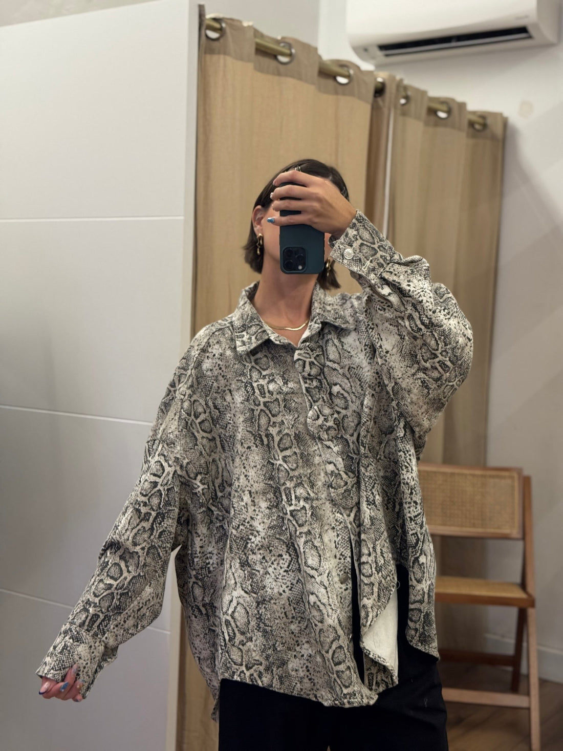 Chemise Carolane serpent - Léone