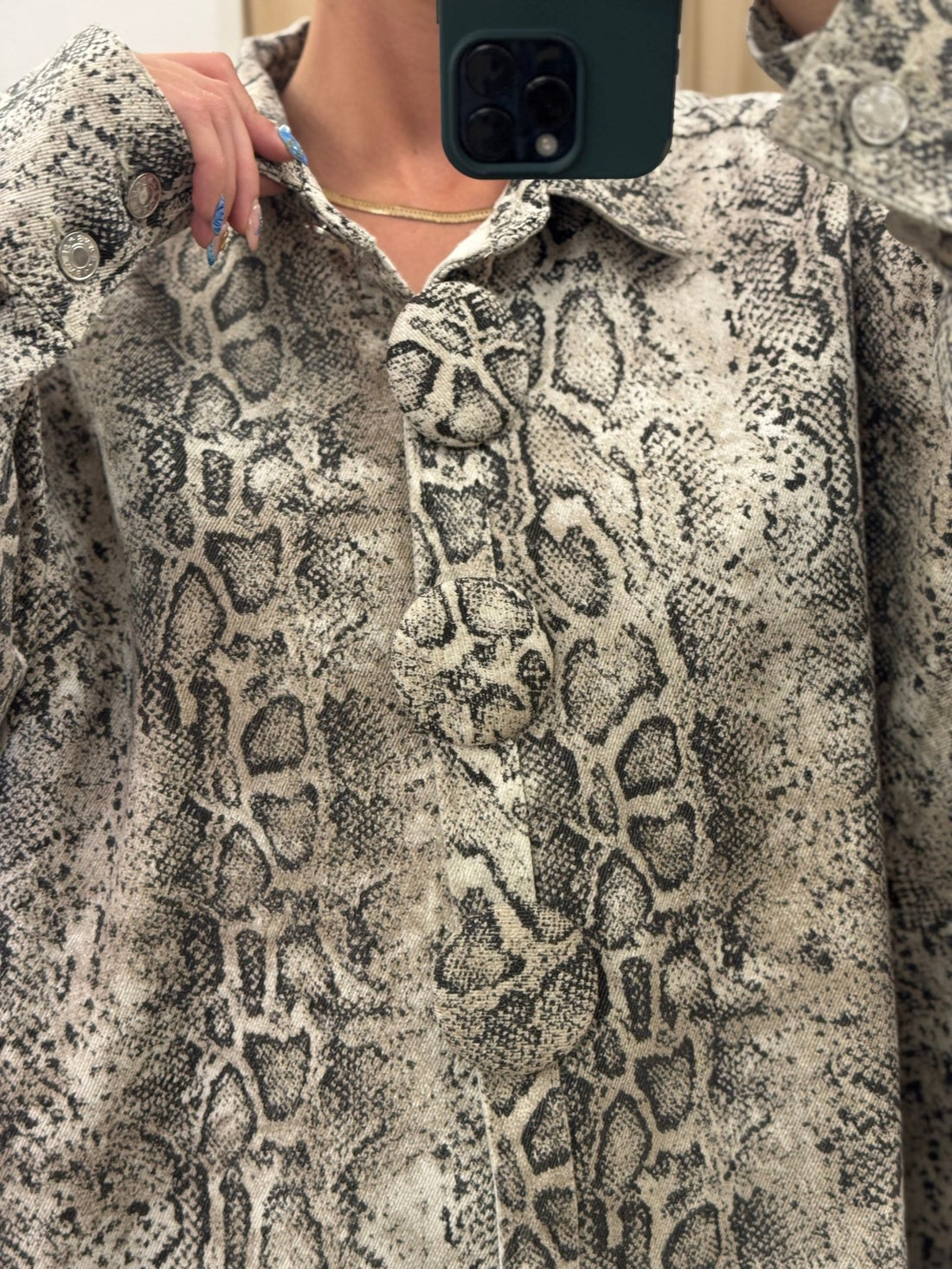 Chemise Carolane serpent - Léone