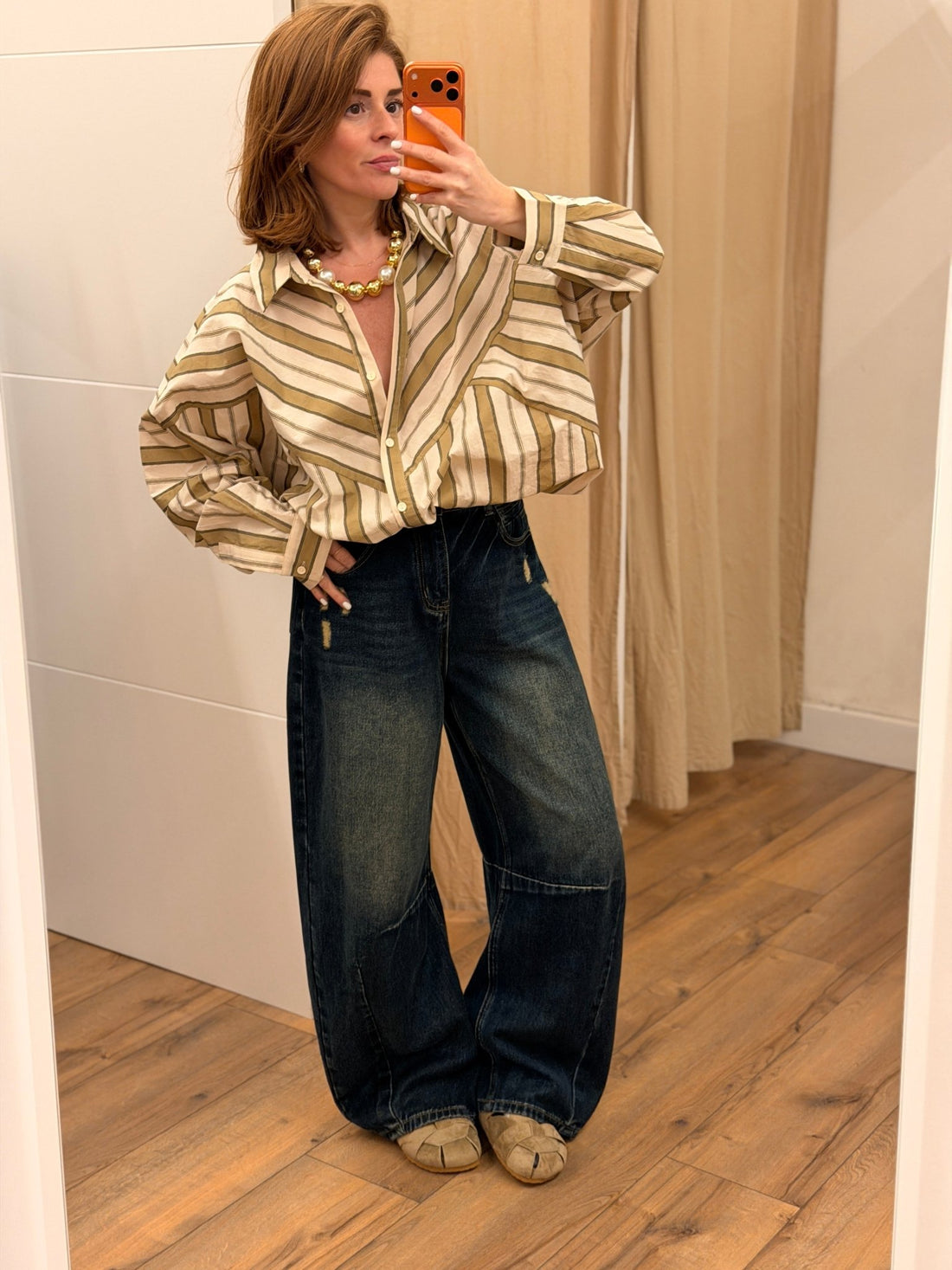 Chemise Criquette beige - Léone