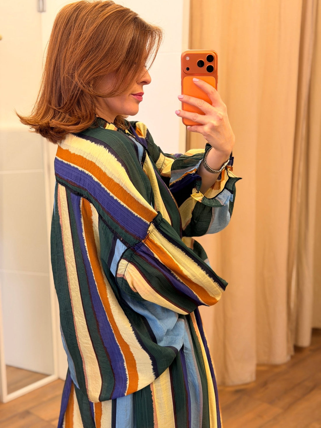 Chemise Curtis bleue - Léone