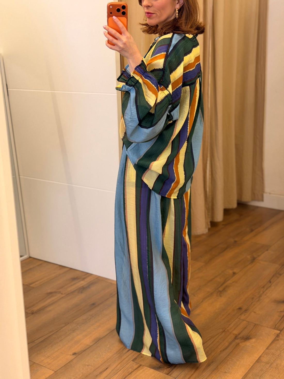 Chemise Curtis bleue - Léone