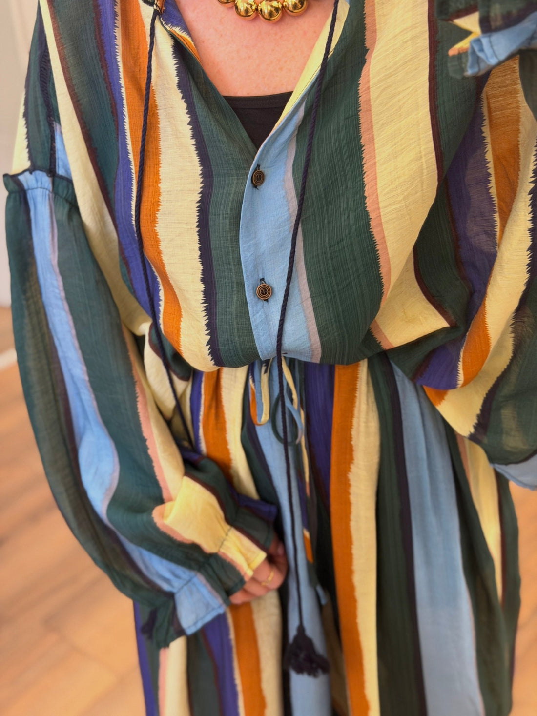 Chemise Curtis bleue - Léone