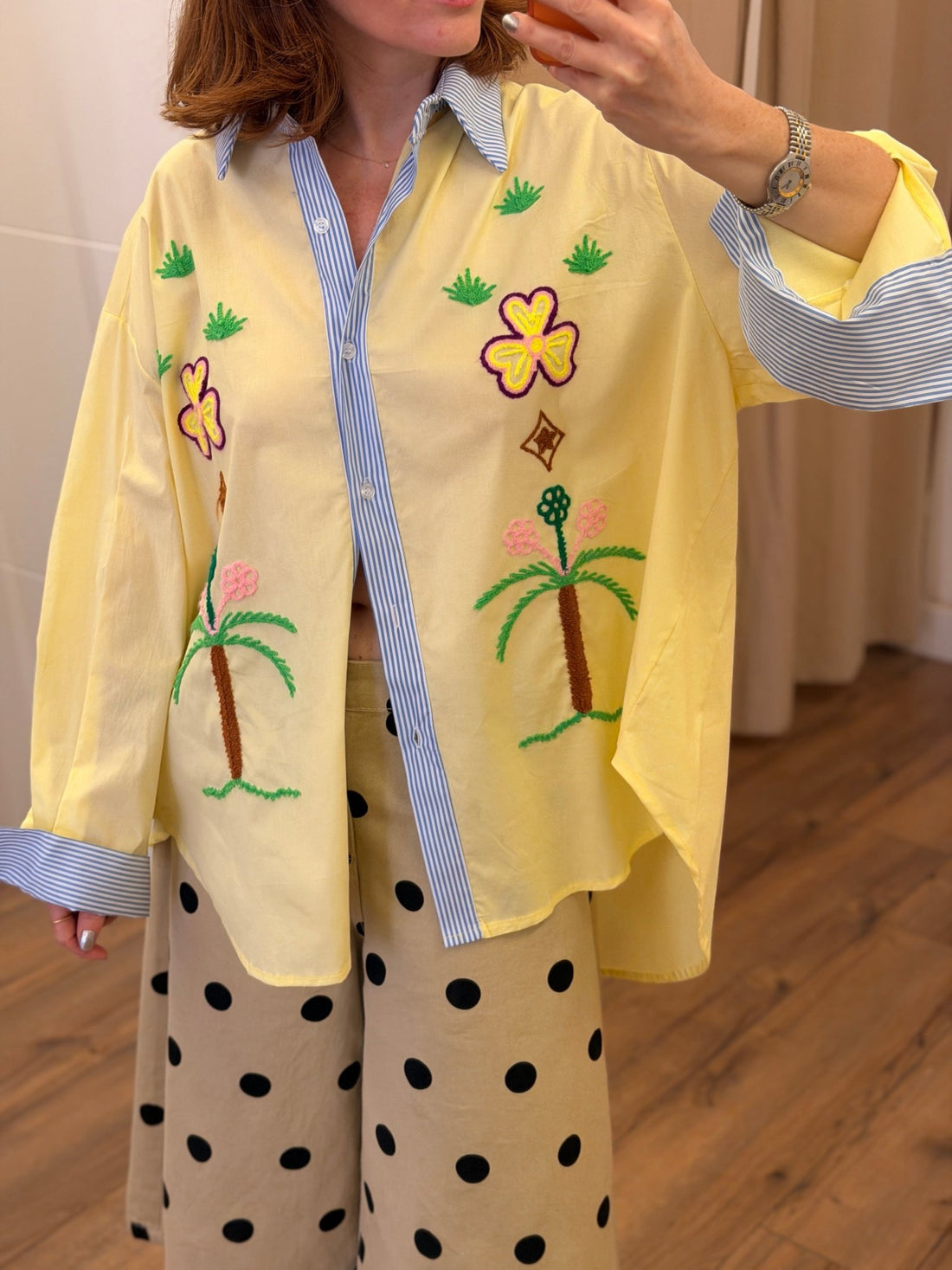 Chemise Edith jaune - Léone