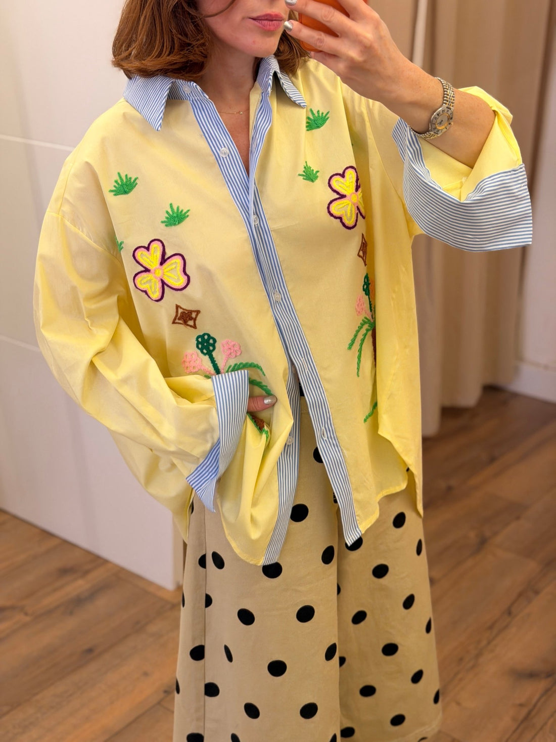 Chemise Edith jaune - Léone