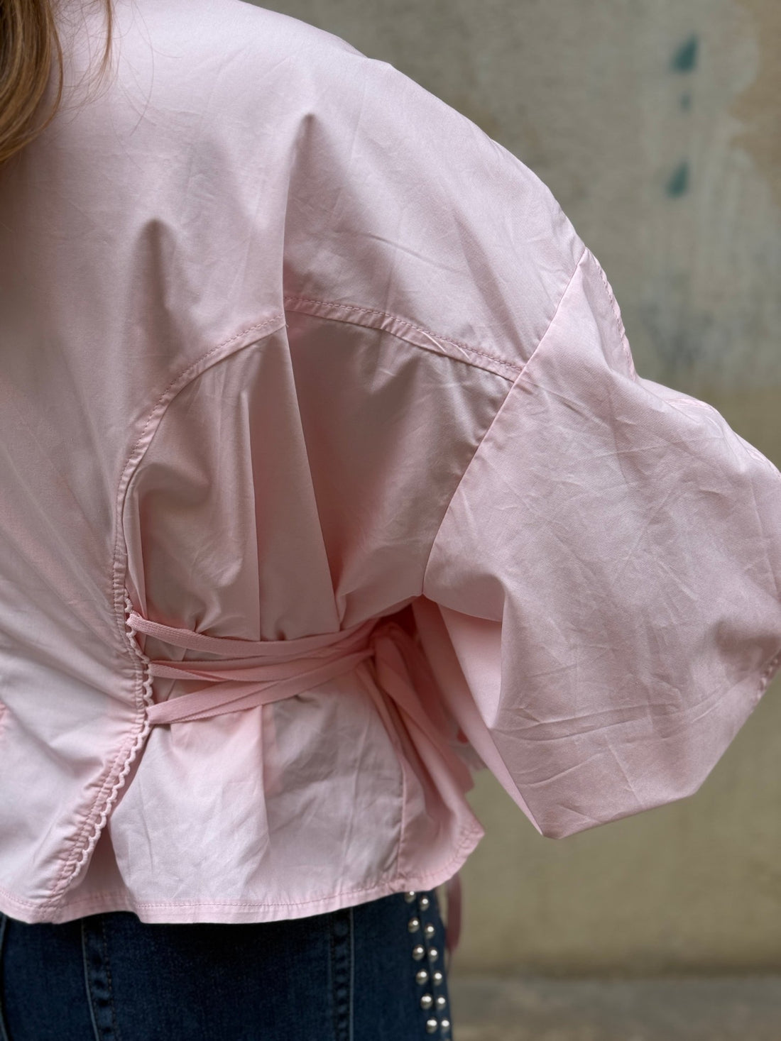 Chemise Fabiola rose pastel - Léone