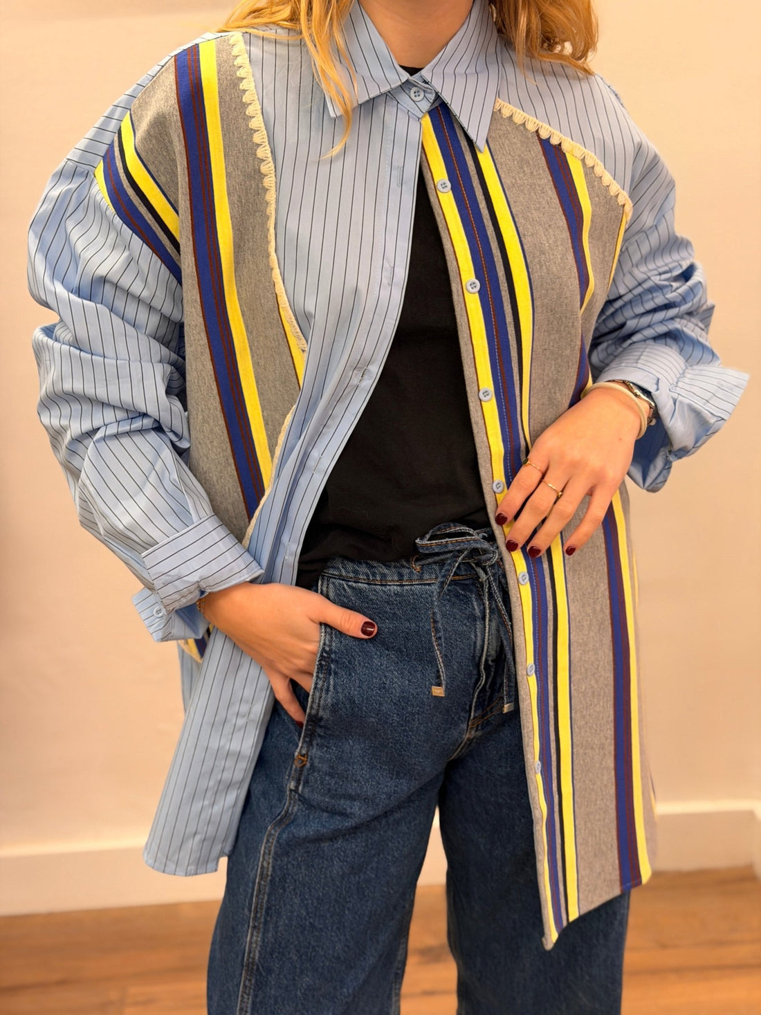 Chemise Gigi bleu - Léone