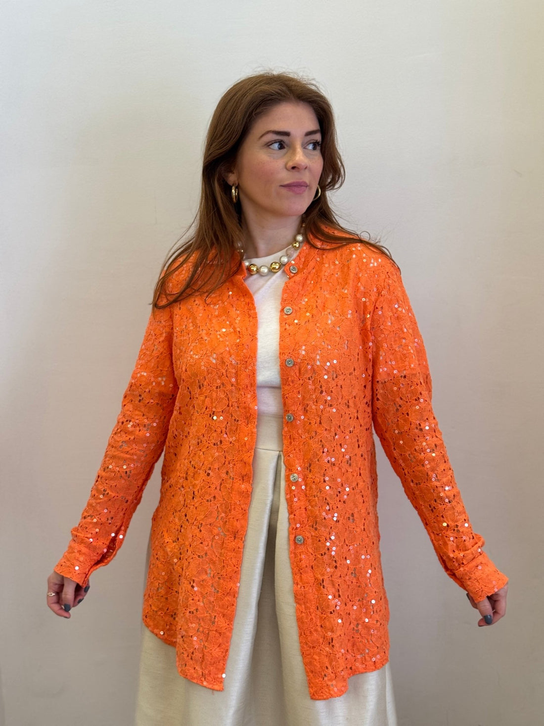 Chemise Isa orange - Léone