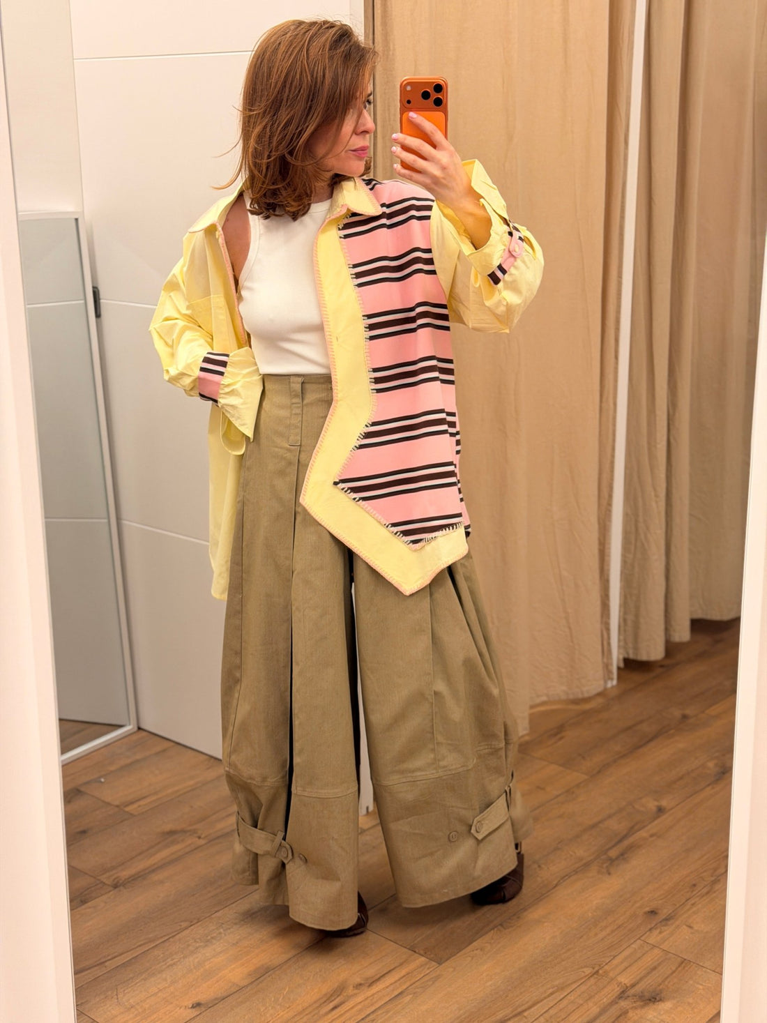 Chemise Josie jaune - Léone