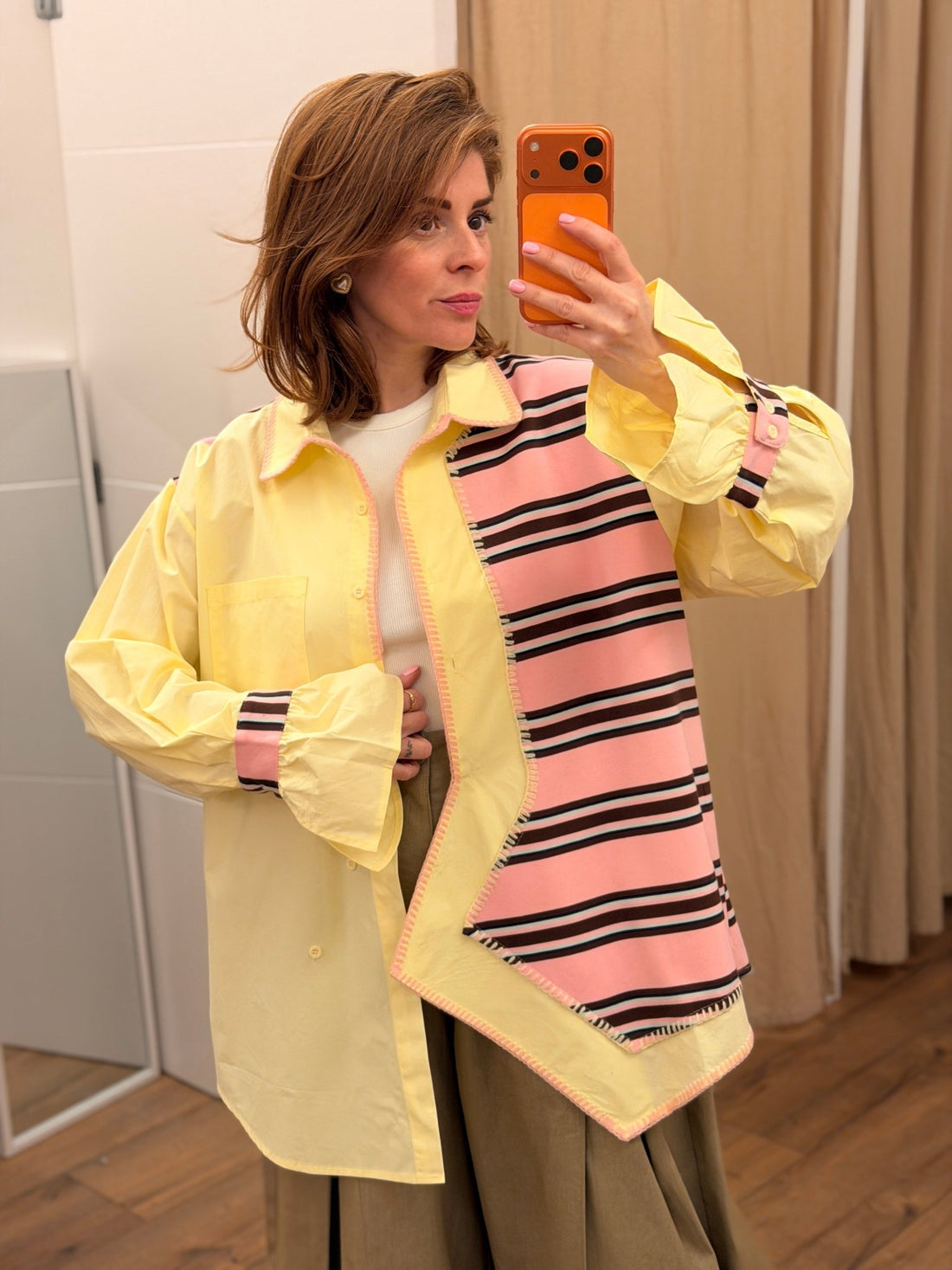 Chemise Josie jaune - Léone