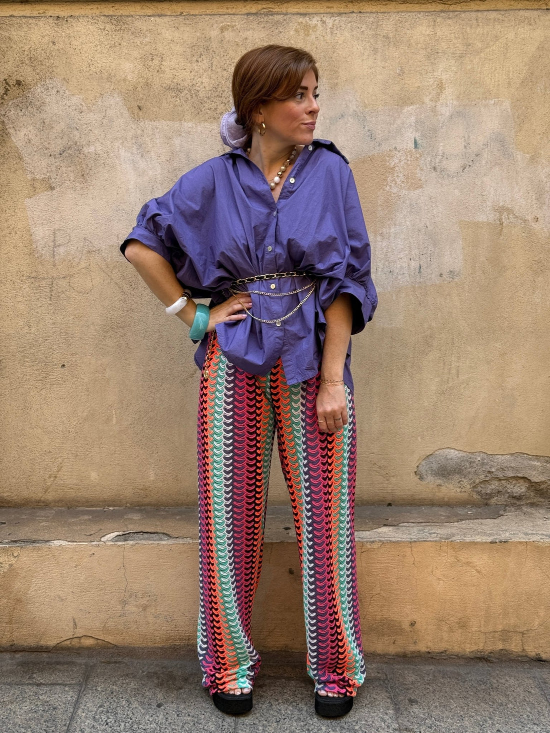 Chemise Lilou violet - Léone