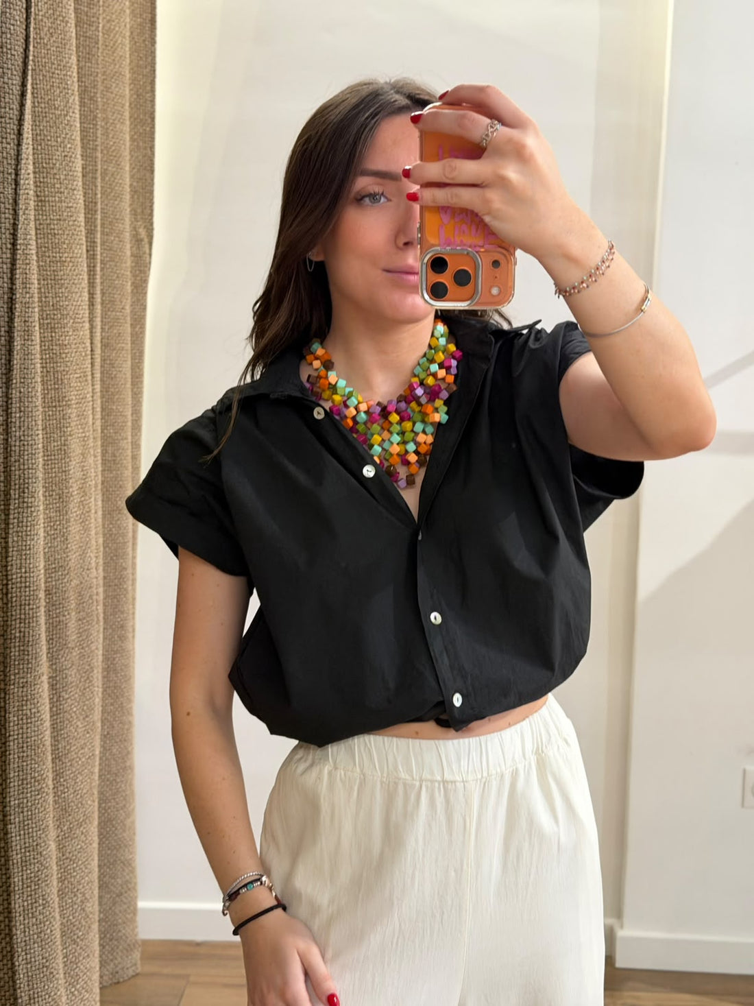 Chemise manches courtes Lucky - Léone