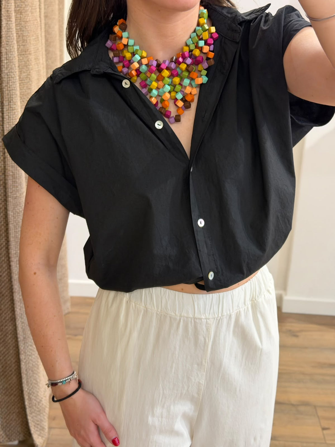 Chemise manches courtes Lucky - Léone