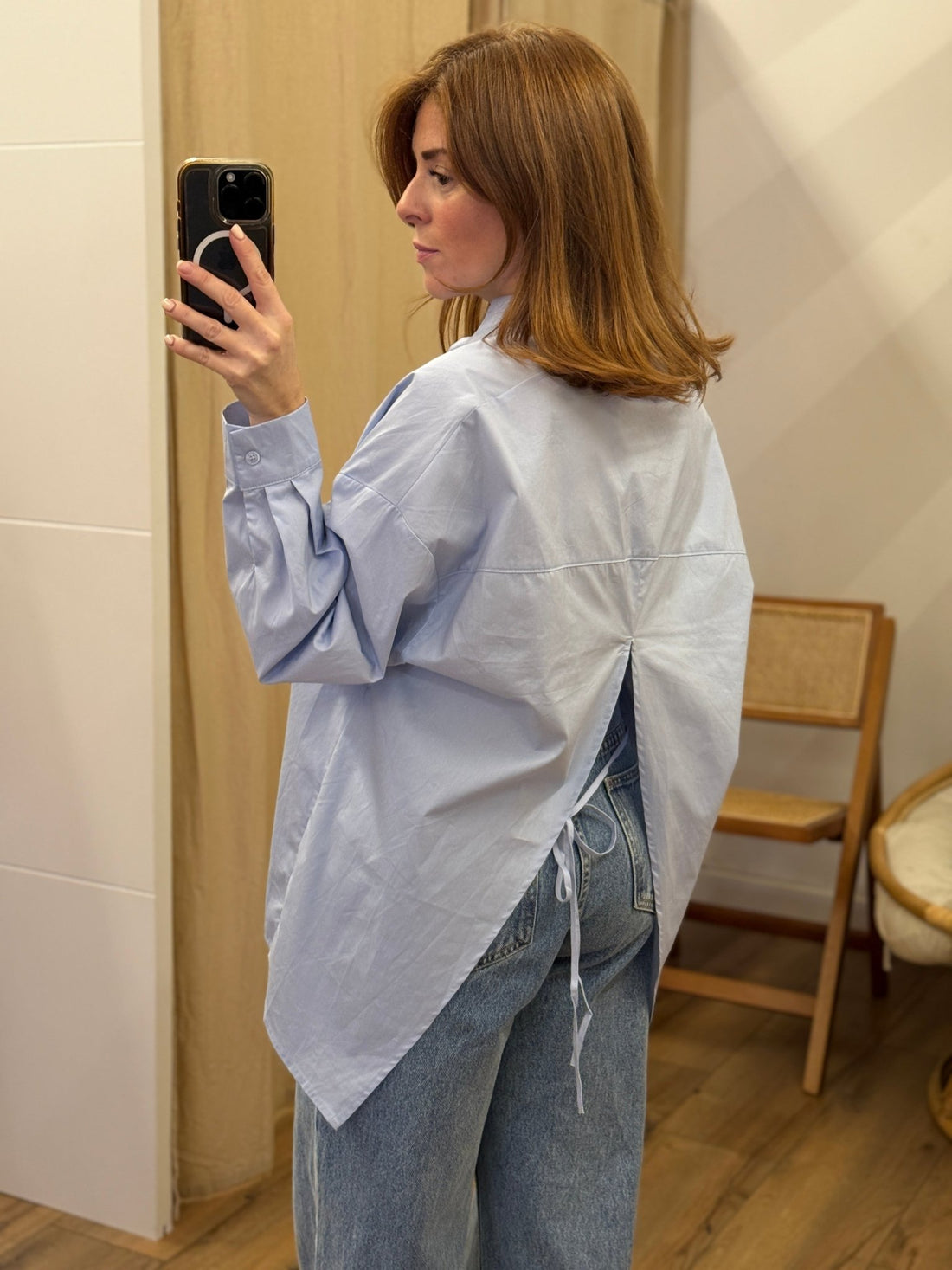 Chemise Marine bleu ciel - Léone