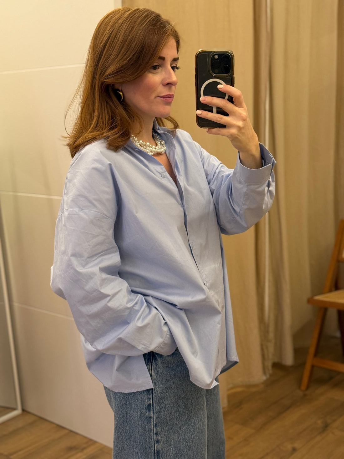 Chemise Marine bleu ciel - Léone