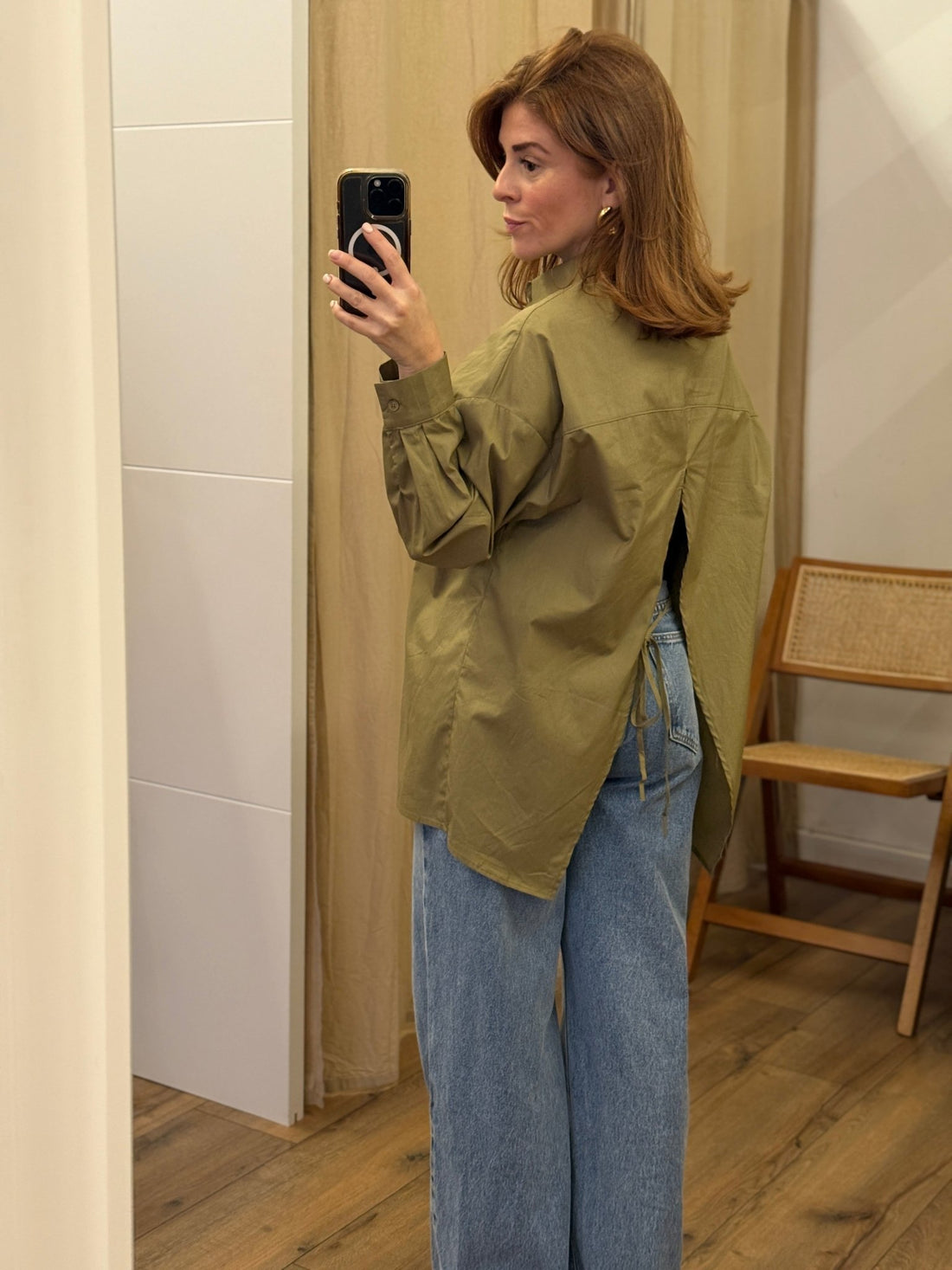 Chemise Marine kaki - Léone
