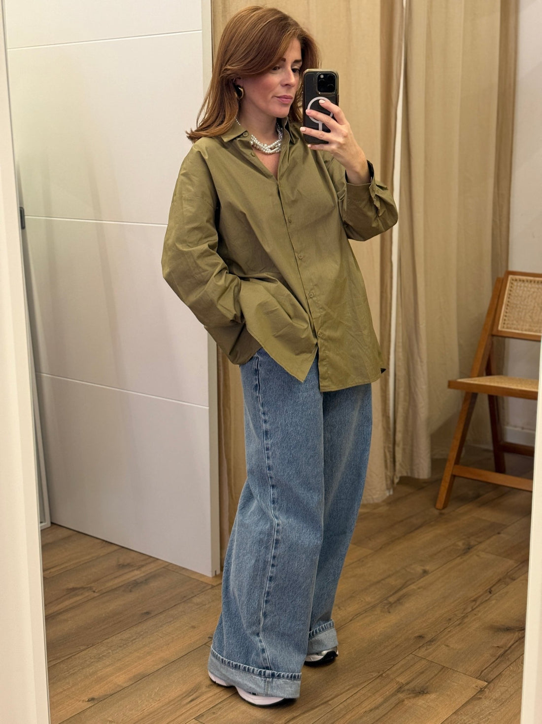 Chemise Marine kaki - Léone