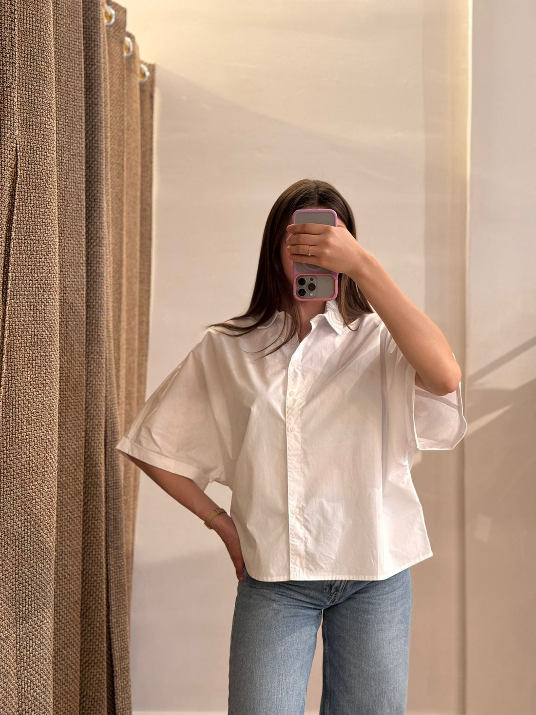 Chemise Maximette blanc - Léone