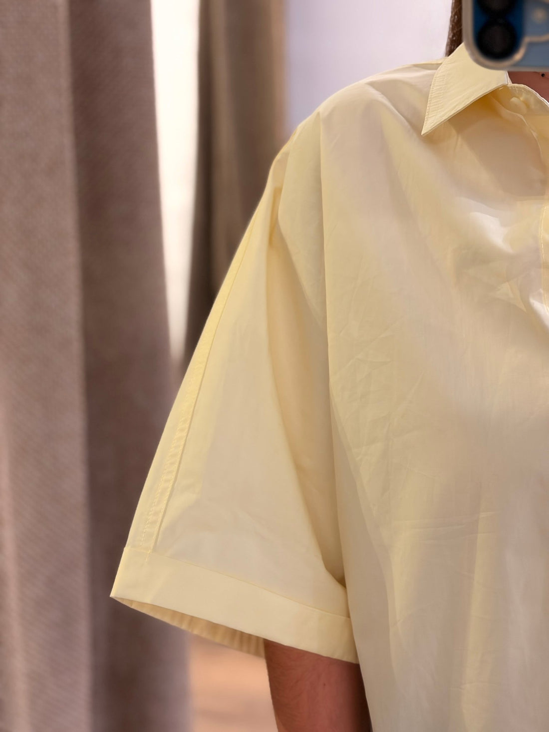 Chemise Maximette jaune - Léone