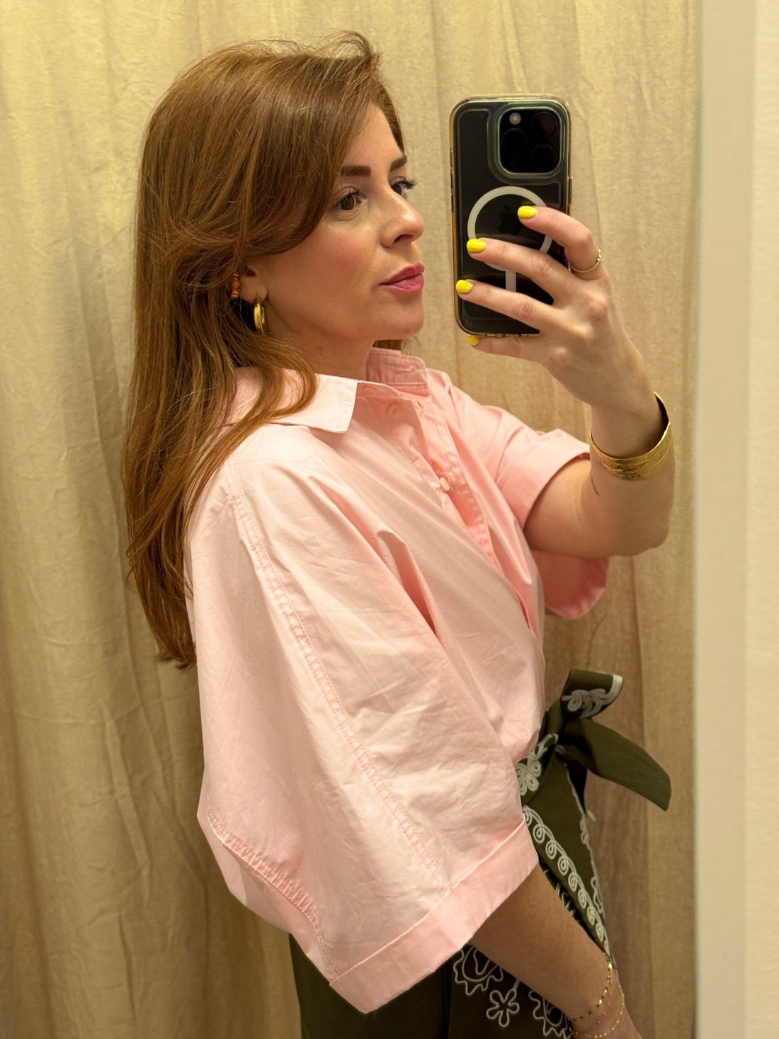 Chemise Maximette rose - Léone