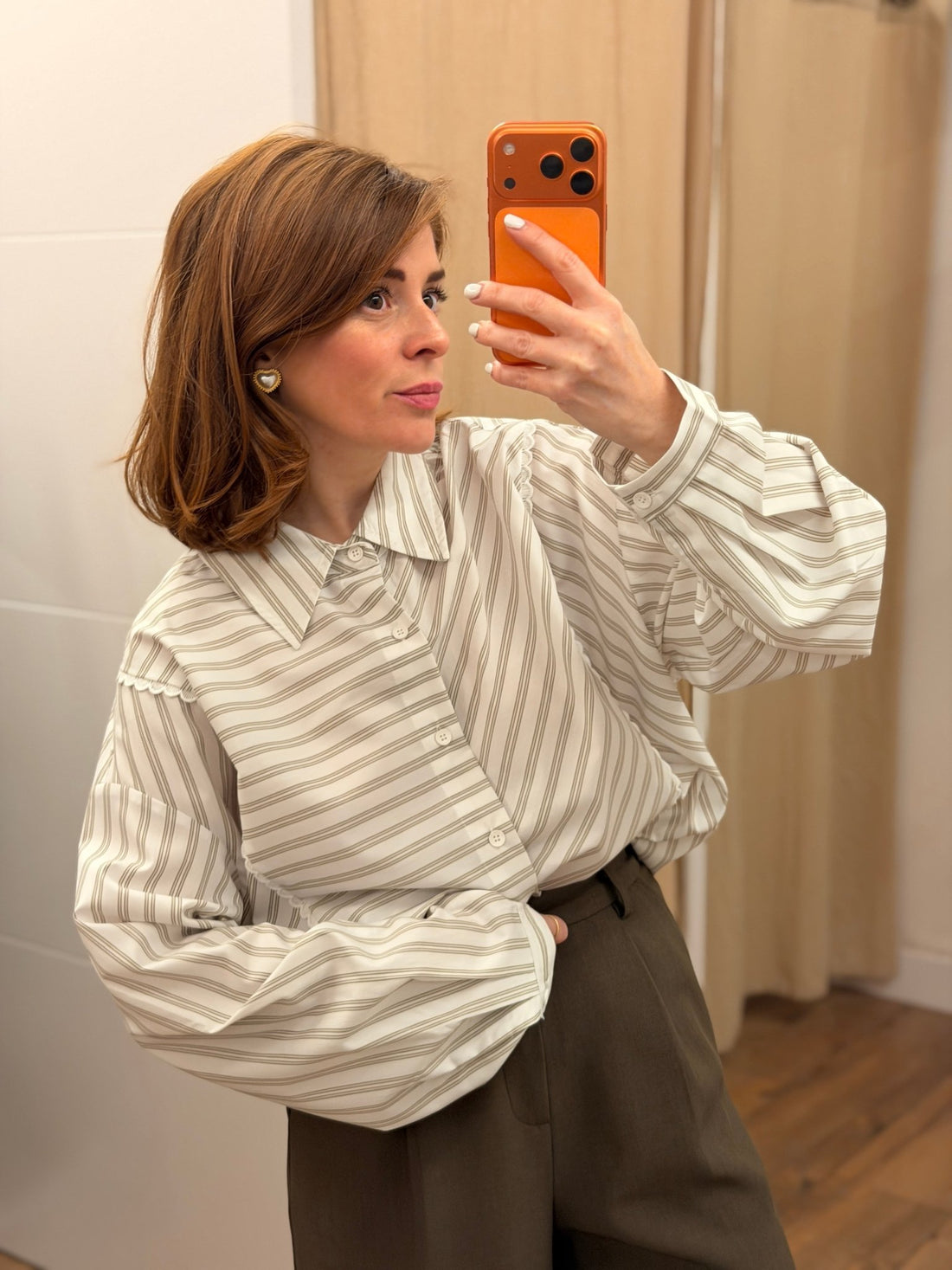 Chemise Nadine ecrue - Léone