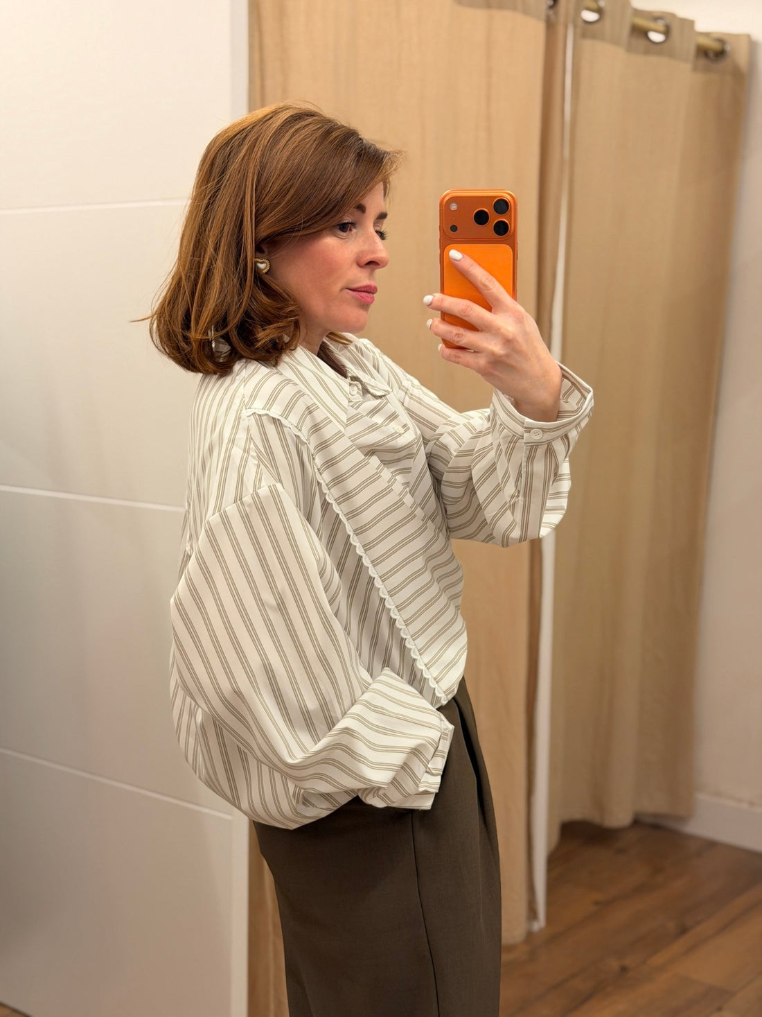 Chemise Nadine ecrue - Léone