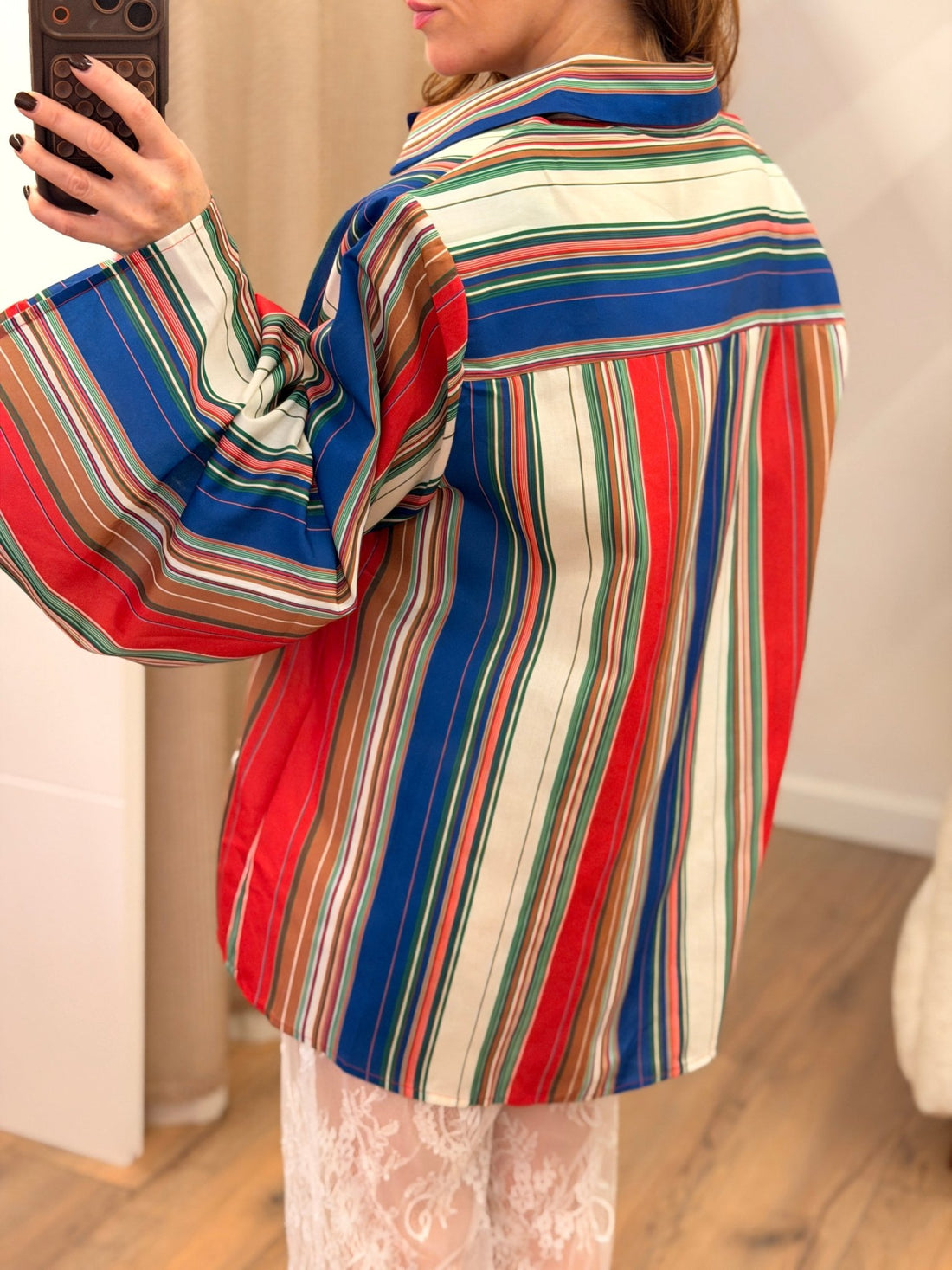 Chemise oversize à rayures - Léone