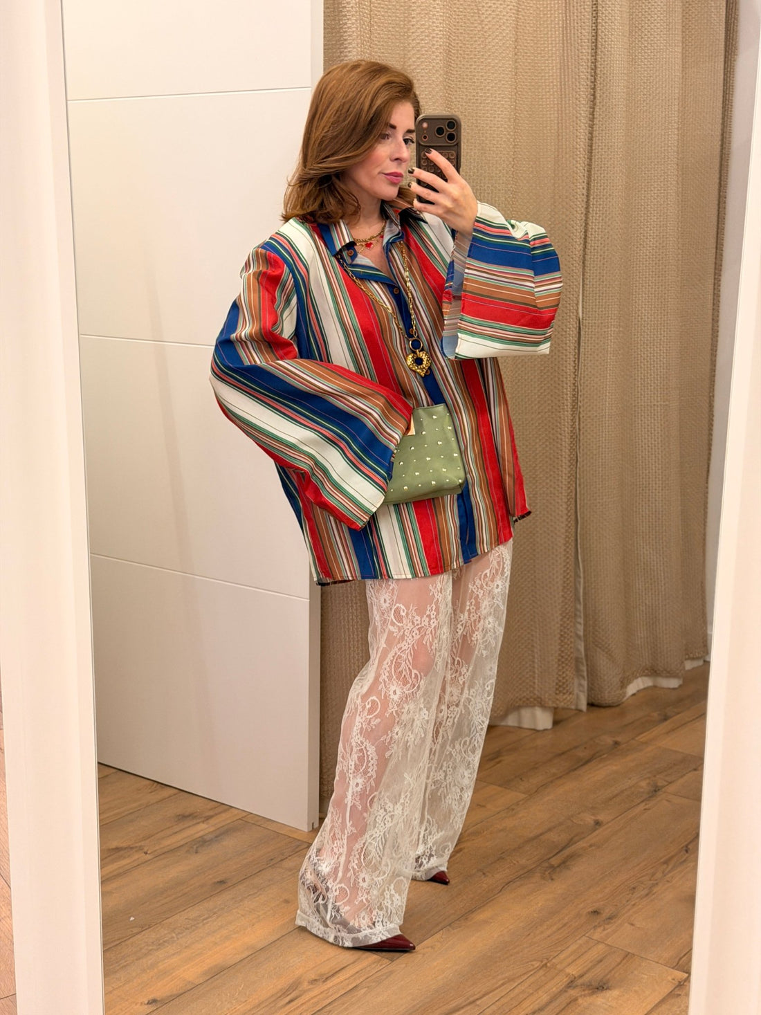 Chemise oversize à rayures - Léone
