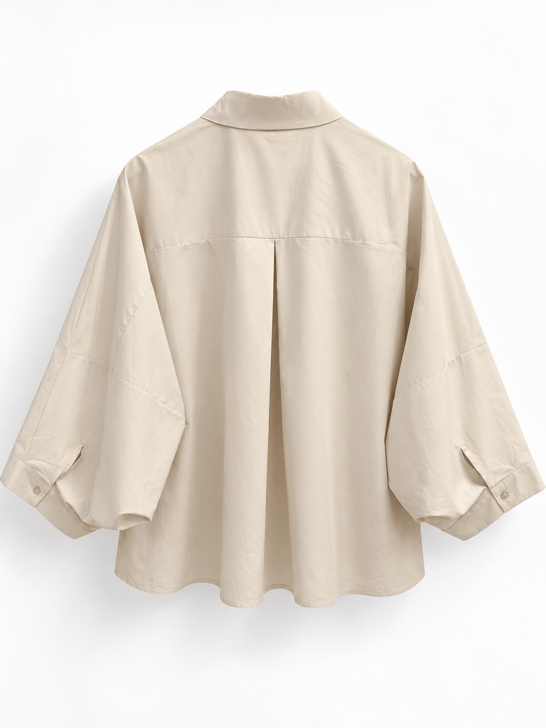 Chemise popeline beige - Léone