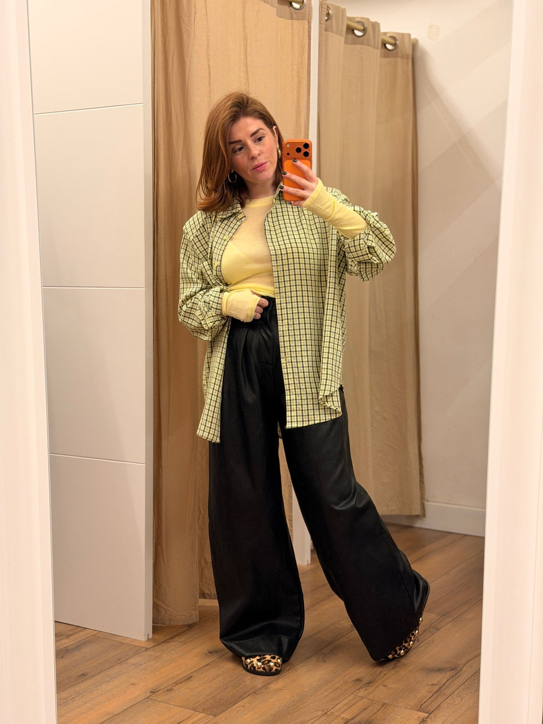 Chemise Rebecca jaune - Léone