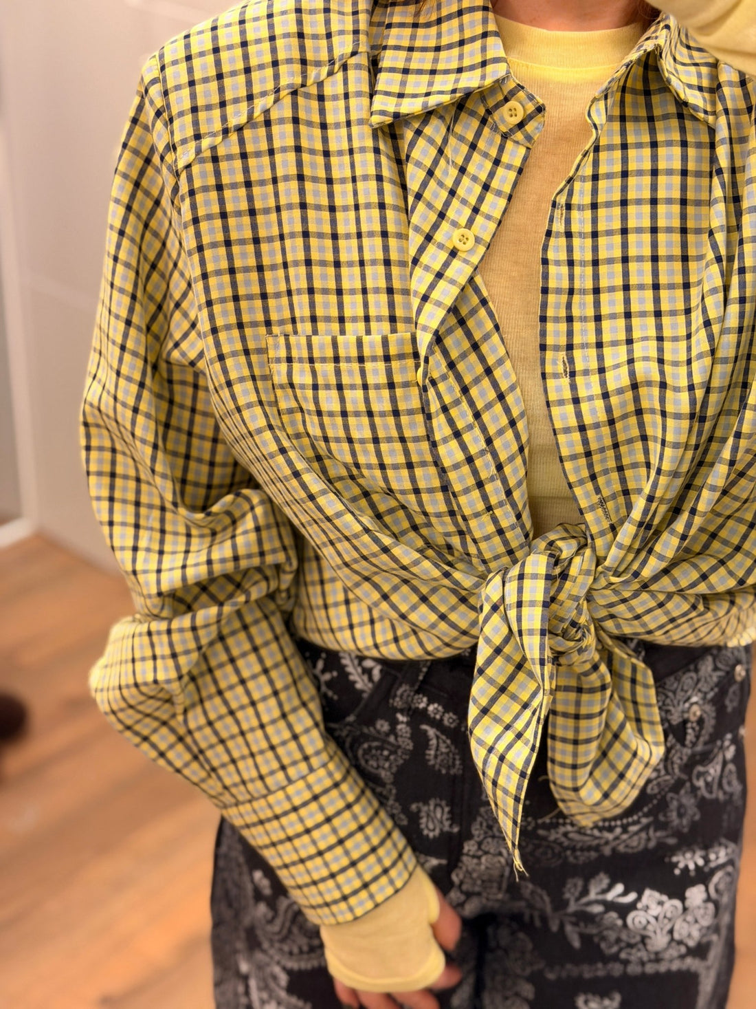 Chemise Rebecca jaune - Léone