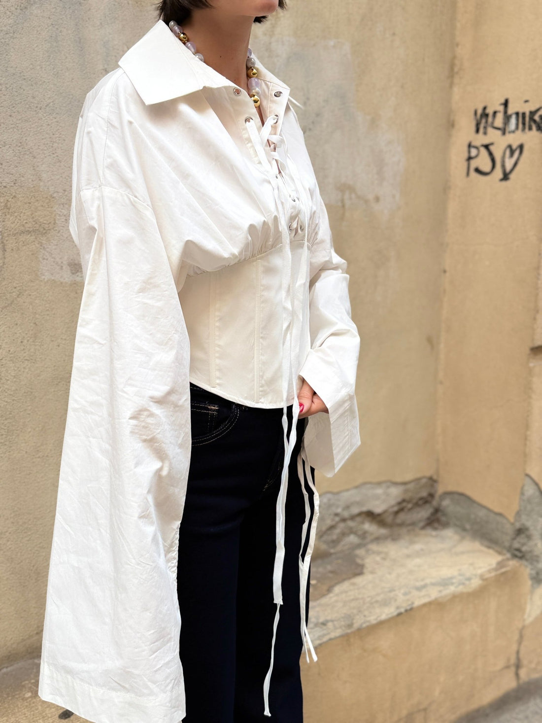 Chemise Sativa blanche - Léone