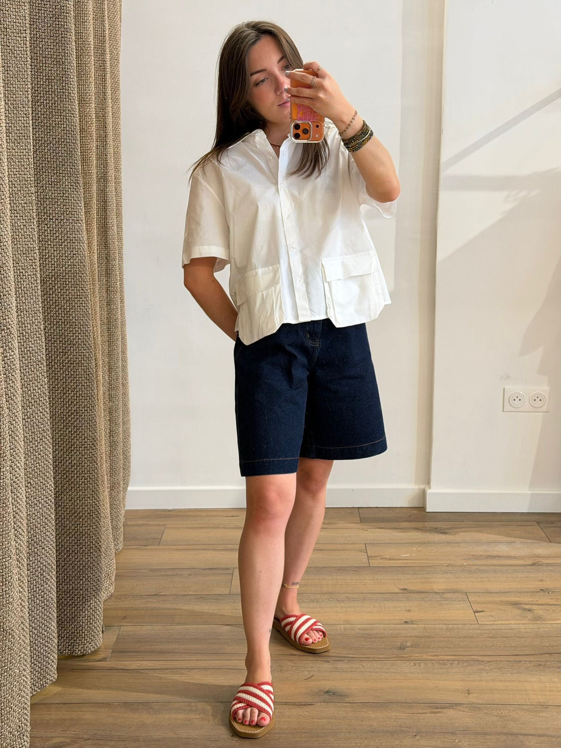 Chemise Viviane blanche - Léone