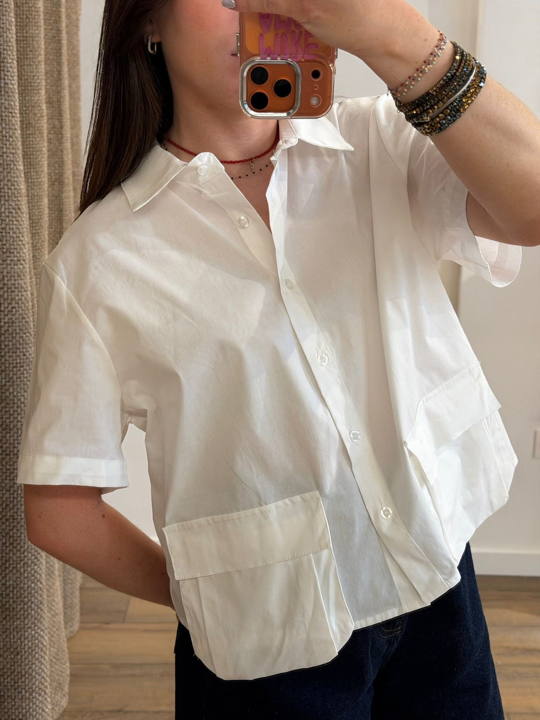 Chemise Viviane blanche - Léone