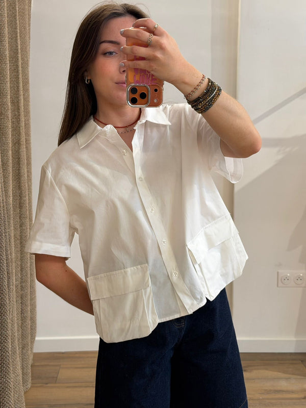 Chemise Viviane blanche - Léone
