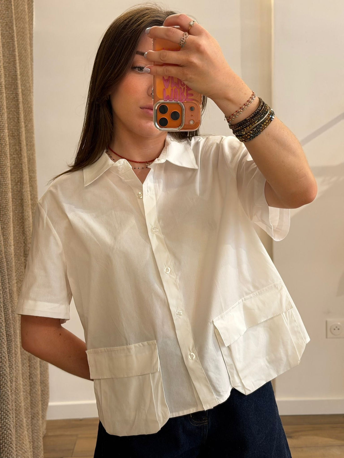 Chemise Viviane blanche - Léone