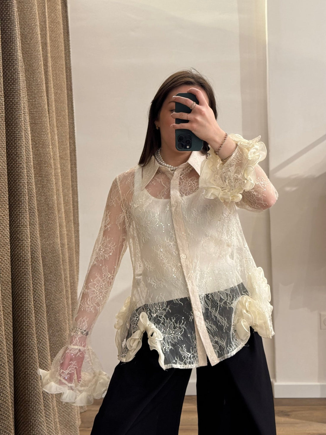 Chemise Wendy écrue - Léone