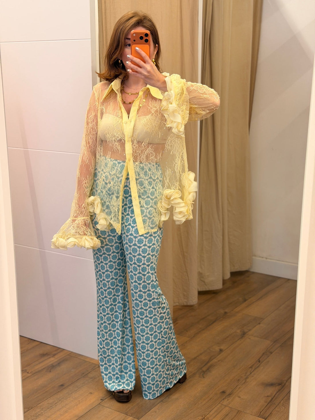 Chemise Wendy jaune - Léone