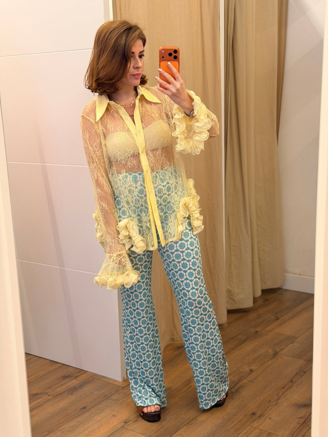 Chemise Wendy jaune - Léone